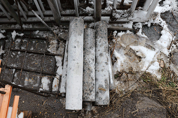 コア抜き 施工後