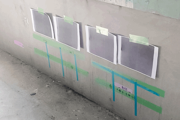 X線探査 施工後